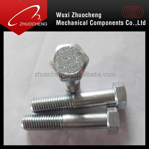 Grade 2 Grade 5 Grade 8 Black Carbon Steel Barrel Bolt Hex Bolt