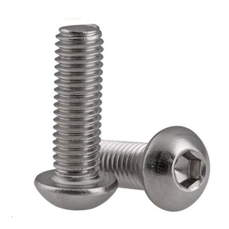 high quality stainless steel hex socket pan head screw ISO7380