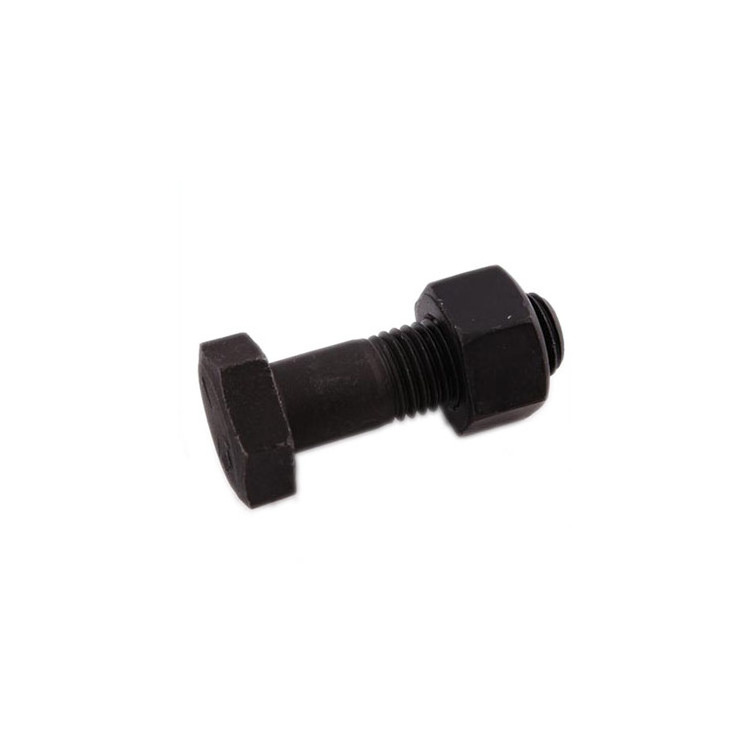 Hex screw bolt with nut and washer grade 8.8