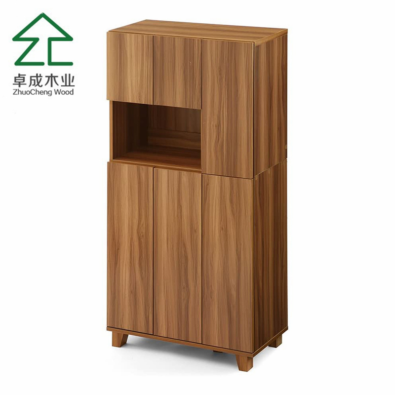 Japanese Ready Assembled Modern Korean Entrance Large Size Mdf Oak Shoes Rack Cabinets With Drawers