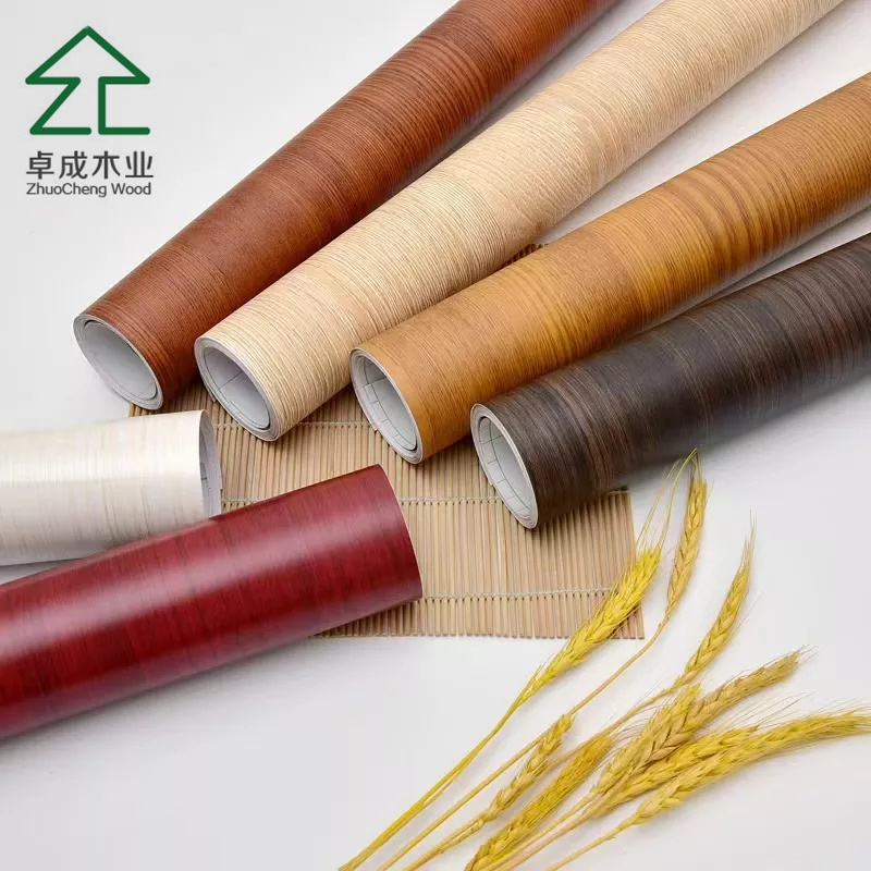 Marble design Wood grain pvc foil for MDF board vacuum pressing pvc decorative film for interior furniture wrapping profile