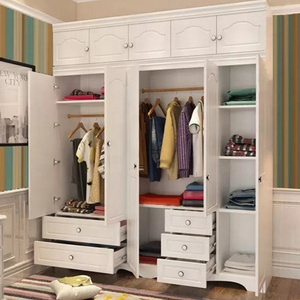 White Lacquer Wardrobe Closet Wholesaler in Shouguang