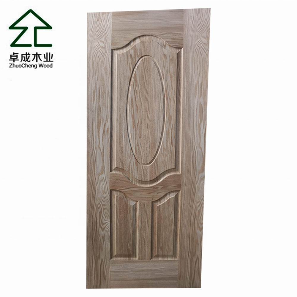 walnut texture 2 panel square Wooden Veneer door panel interior doors for Indoor door panel Factory Good quality