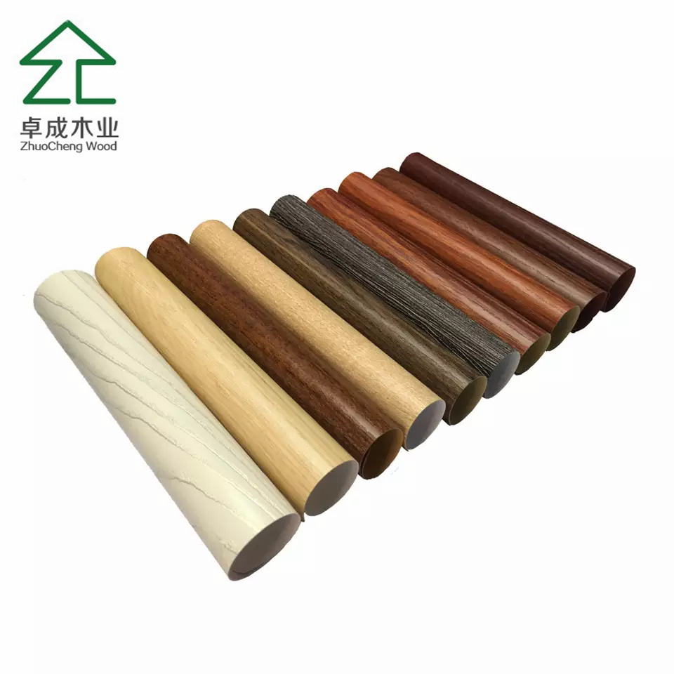 Marble design Wood grain pvc foil for MDF board vacuum pressing pvc decorative film for interior furniture wrapping profile