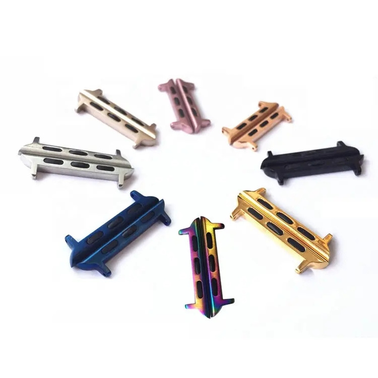 Suitable for Apple 1-9 series watch strap connectors universal High end stainless steel metal 38/42MM watch strap connectors