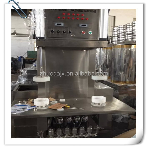 Beer keg washing filling unit machine