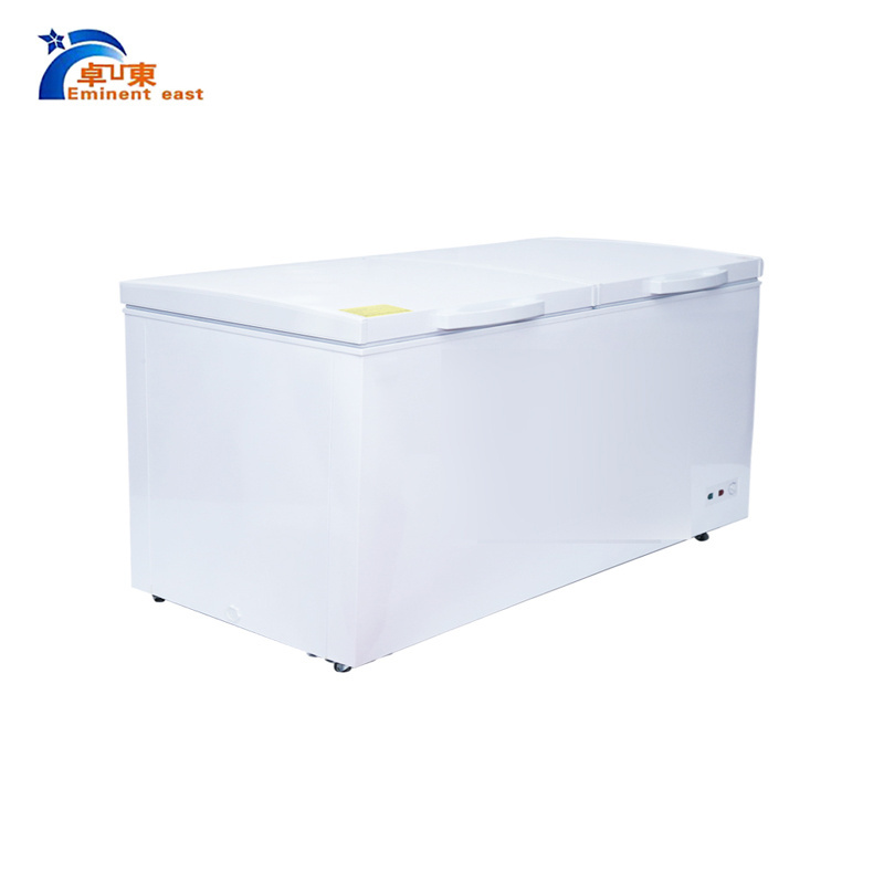 1000L Large capacity Top open deep refrigerator chest Freezer with lock