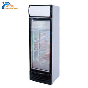 Vertical bar soda display fridge standing beer display cooler cold drinks and pepsi display fridge