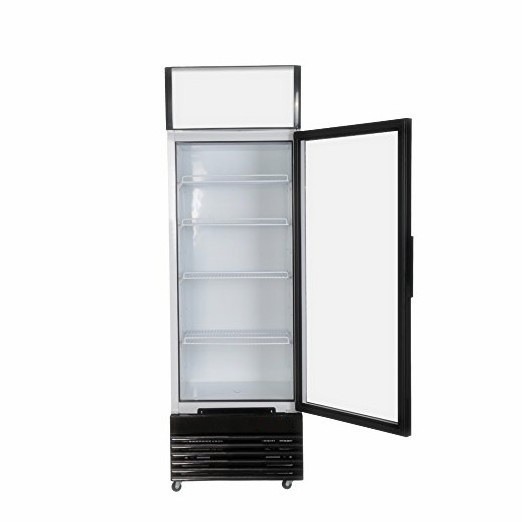 Single Glass Door Display  Cola Pepsi Refrigerator for stores