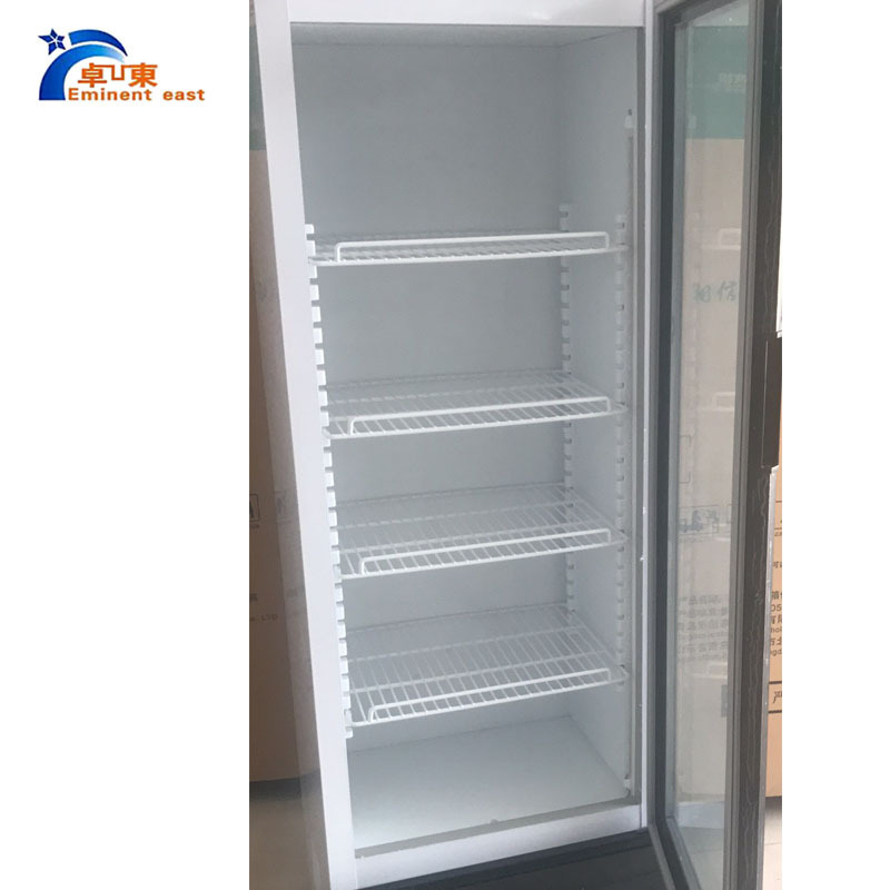 Vertical bar soda display fridge standing beer display cooler cold drinks and pepsi display fridge