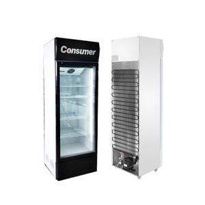 Bar vertical slim cooler display pepsi freezer stand showcase freezer