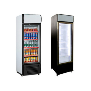 Beer upright cooler cold drinks glass doors vertical display fridge