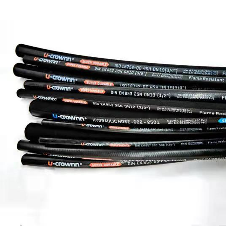 Chinese suppliers wholesale specifications complete hydraulic hose 1SN 2SN 4SP 4SP R15 R13 high pressure hose