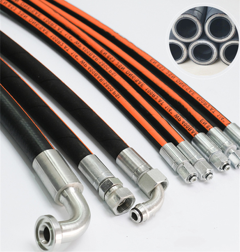 Chinese suppliers wholesale specifications complete hydraulic hose 1SN 2SN 4SP 4SP R15 R13 high pressure hose