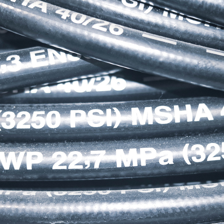 one layer wire braided tube SAE100R1 rubber hydraulic hose  1/4 inch  braided hydraulic rubber hose