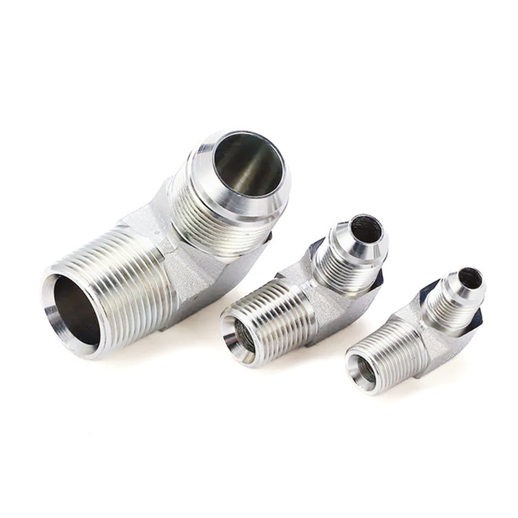 1JN9 -16-12Carbon steel Elbow 90 degree JIC 9/16 Male 3/8*NPT male hydraulic adapter