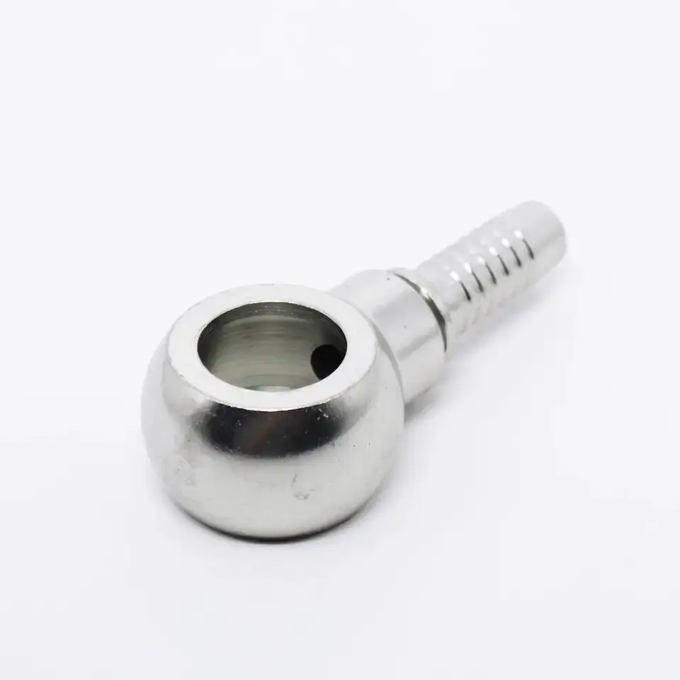 Carbon steel and Stainless steel hose fitting hydraulic connector M22 ball head banjo bolt and fitting 70012-20-12