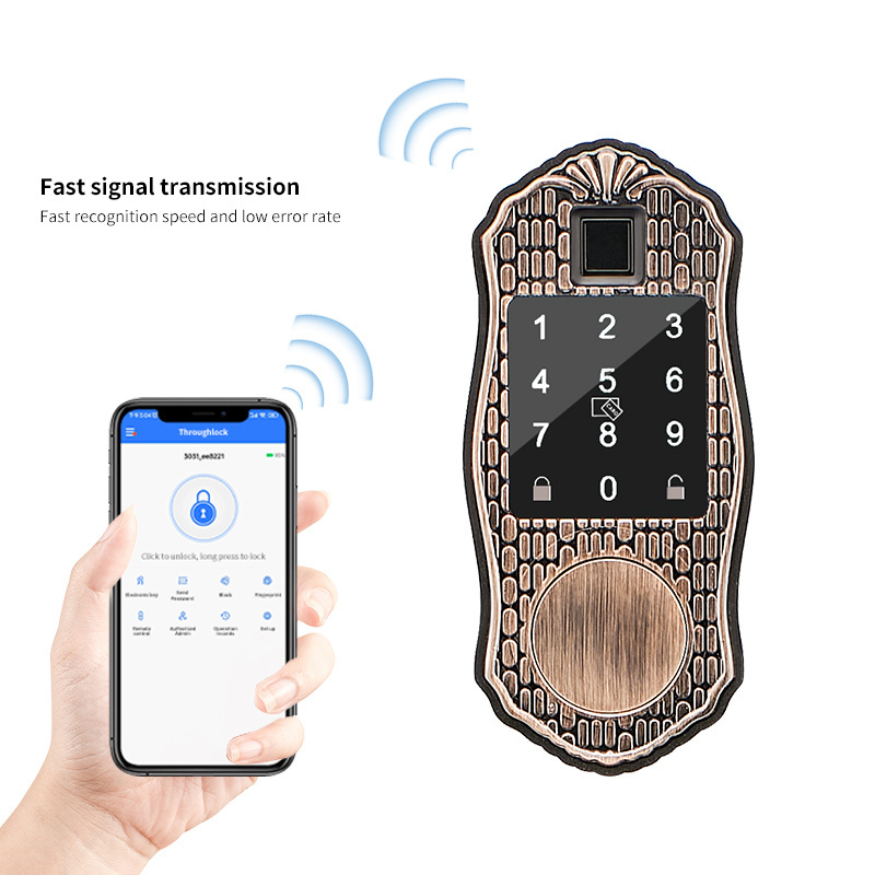 Tuya APP TTLOCK Smart Deadbolt Keypad Lock without Handle for Interior Entrance Door With Alexa Google Assistant