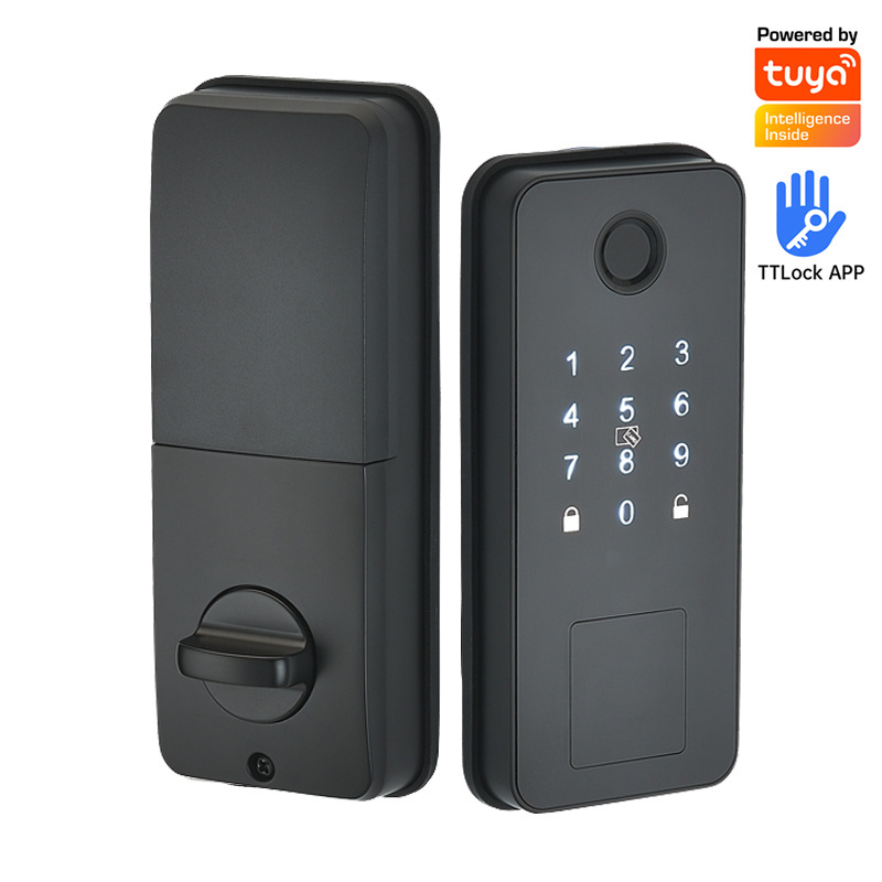 TTLock Coded Digital Smart Lock Touch Screen Keypad Deadbolt Smart Electronic Door Lock Single Latch Keyless Deadbolt Lock