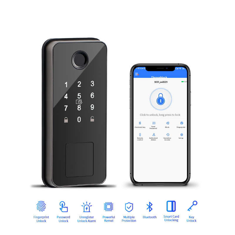 TTLock Coded Digital Smart Lock Touch Screen Keypad Deadbolt Smart Electronic Door Lock Single Latch Keyless Deadbolt Lock