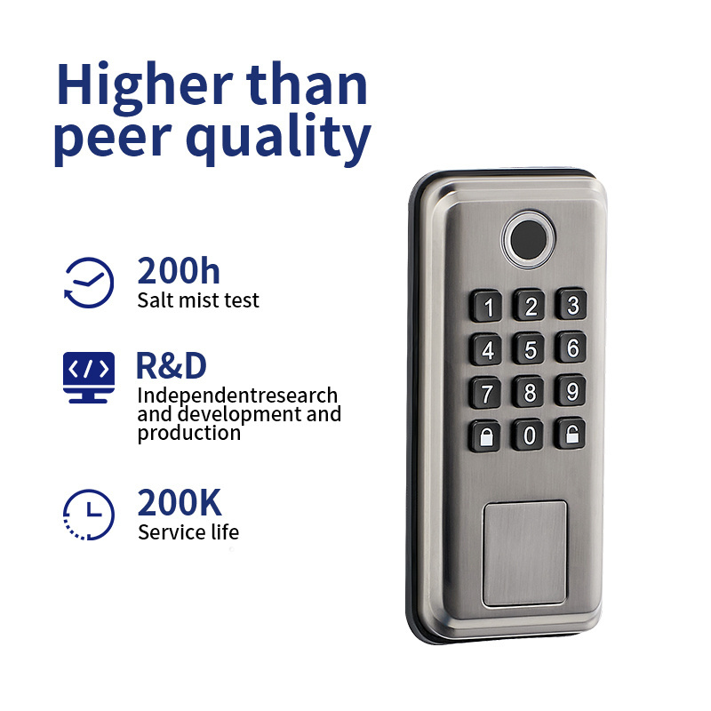 high security waterproof bedroom door ttlock deadbolt front digital electronic smart keypad smart locks for front door