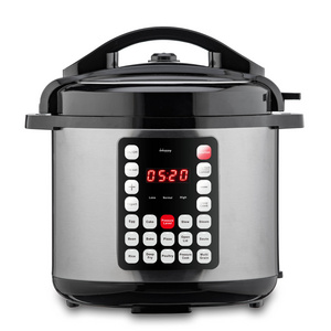 Amazon Hot Sale Commercial, 5/6QT Multifunctional Appointment Timing Digital Electric pressure cooker with slow cook