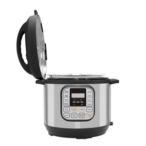 OEM Stainless Steel/Black 6 Quart Instant Cooking Pot Duo 7-in-1 Electric Pressure Cooker with slow cook function