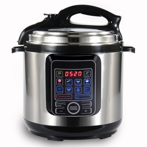 Chinese kitchen appliance manufacturer electric healthy pot pressure cooker with glass lid for household