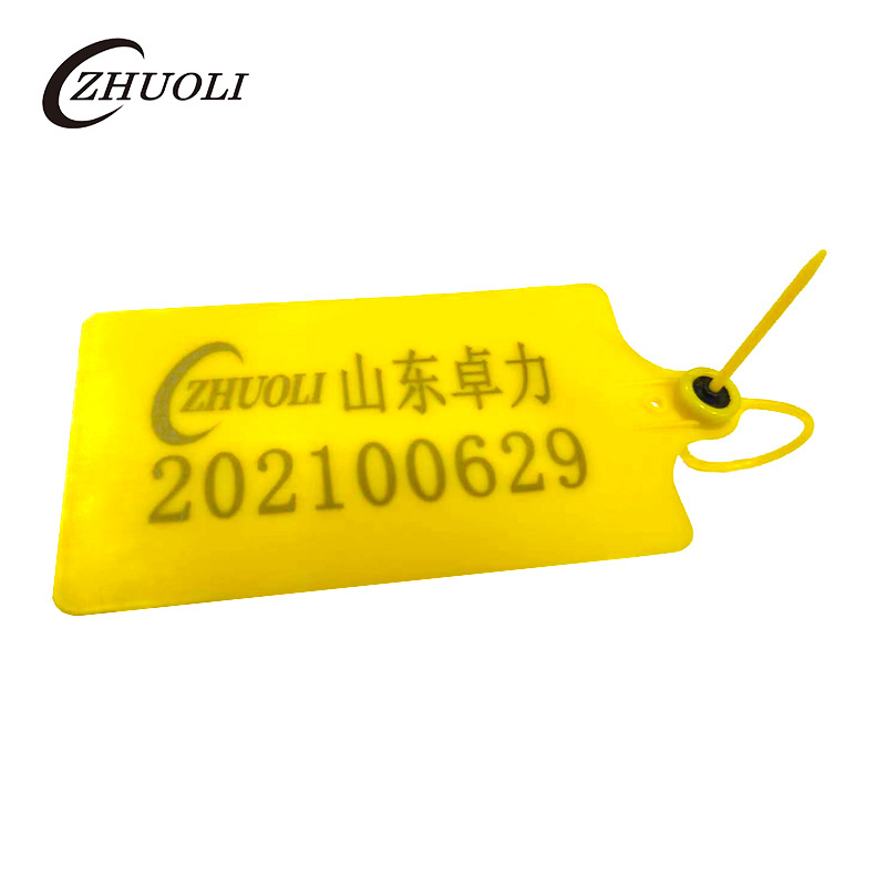 Cheap Price Custom Logo Security Plastic Seals Big Flag Large Labels Shipping custom bag seal