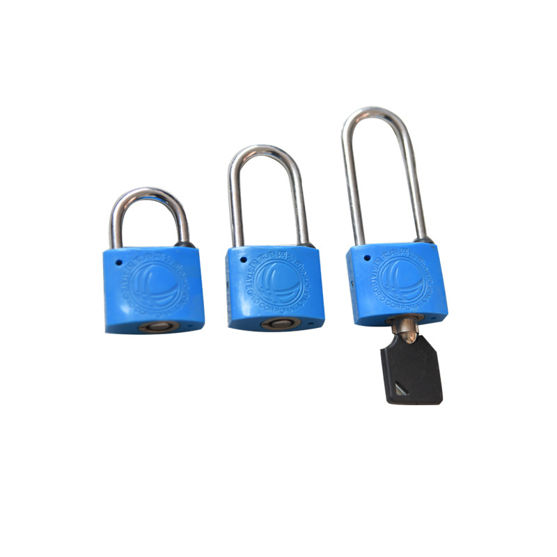 China Manufacturers Anti Theft 35mm Plastic ABS Long Shackle Security Candado For Electric Meter Box Padlock