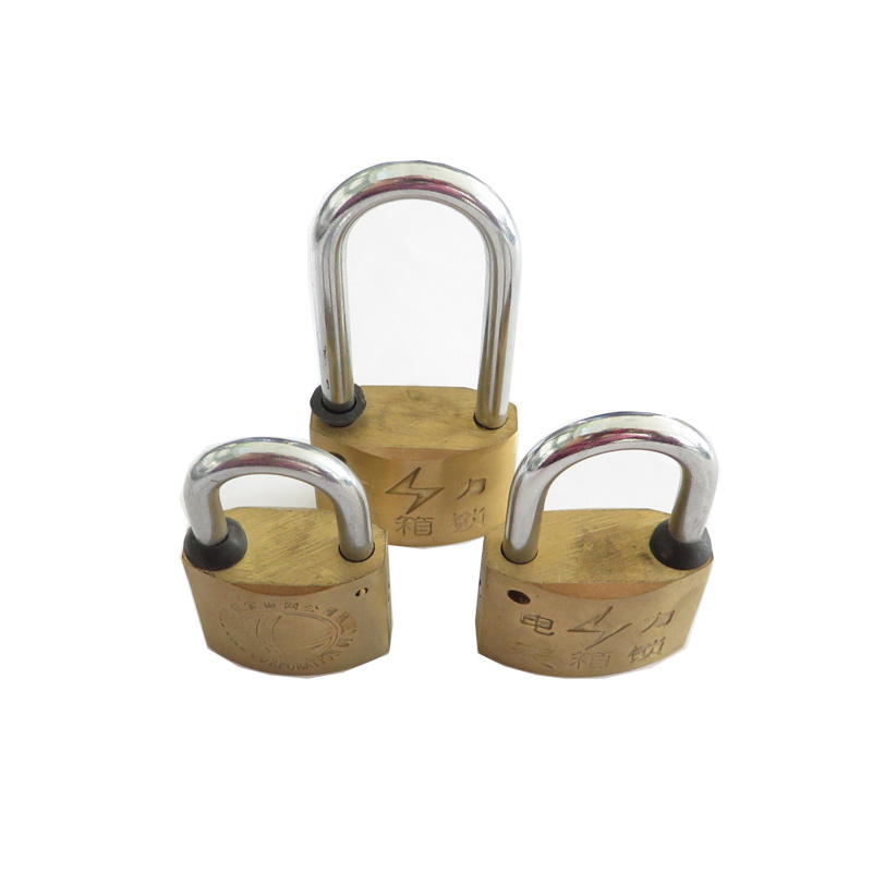 Hot Sell Customizable 35mm high Safety Solid lucchetto With Keys Brass Padlock