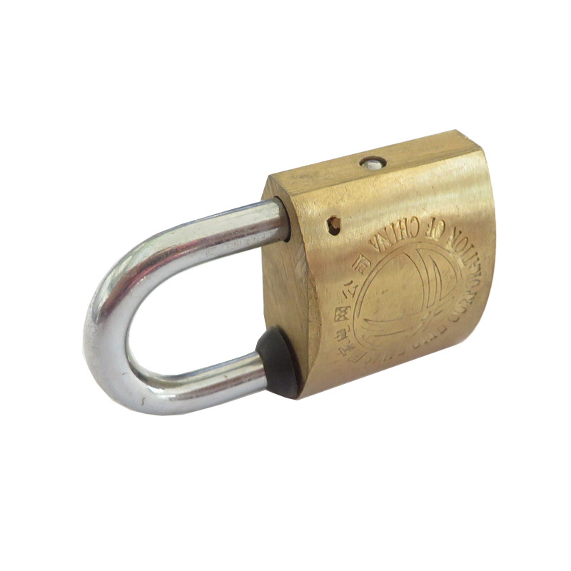 Hot Sell Customizable 35mm high Safety Solid lucchetto With Keys Brass Padlock