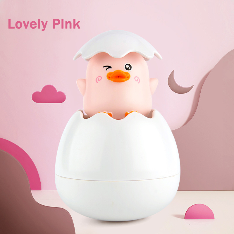 Selected Cute Duck Penguin Hatching Egg Animal Fancy Plastic Water Squirt Bath Toy Funko Pop Figure