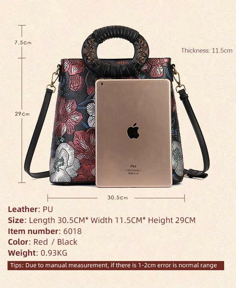 Wholesale Handbags Made In China Female Luxury Latest Unique Vintage National Style Crossbody Bags Women PU leather Bag