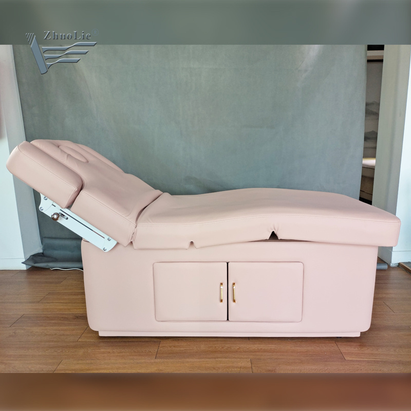 wholesale electric beauty salon curved Extension lash bed Topper massage table eyelash mattress bed