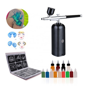 12 Colors Art Halloween Party Fancy Dress Party Makeup Professional Airbrush Painting Kit