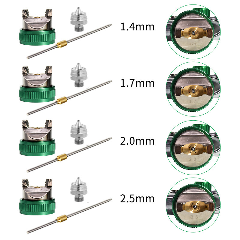 Automotive environmental protection high atomisation top coat 1.4/1.7/2.0mm spray gun pneumatic paint pot spray gun