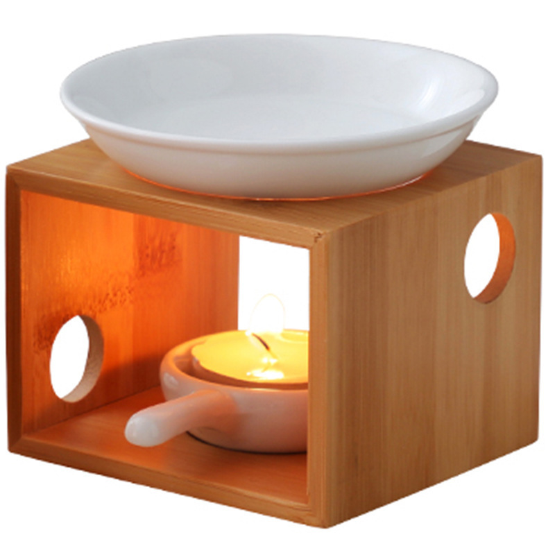 Minimalist Essential Oil Burner  Candle Burner Incense Holder Oil Wax Melt Burner for Meditation