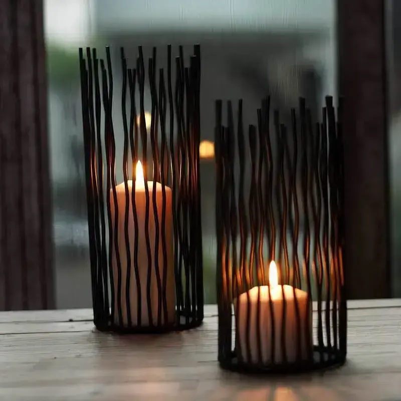 New Design Metal Candle Holder T-light Candle Stand Candle Votive For Home Decoration