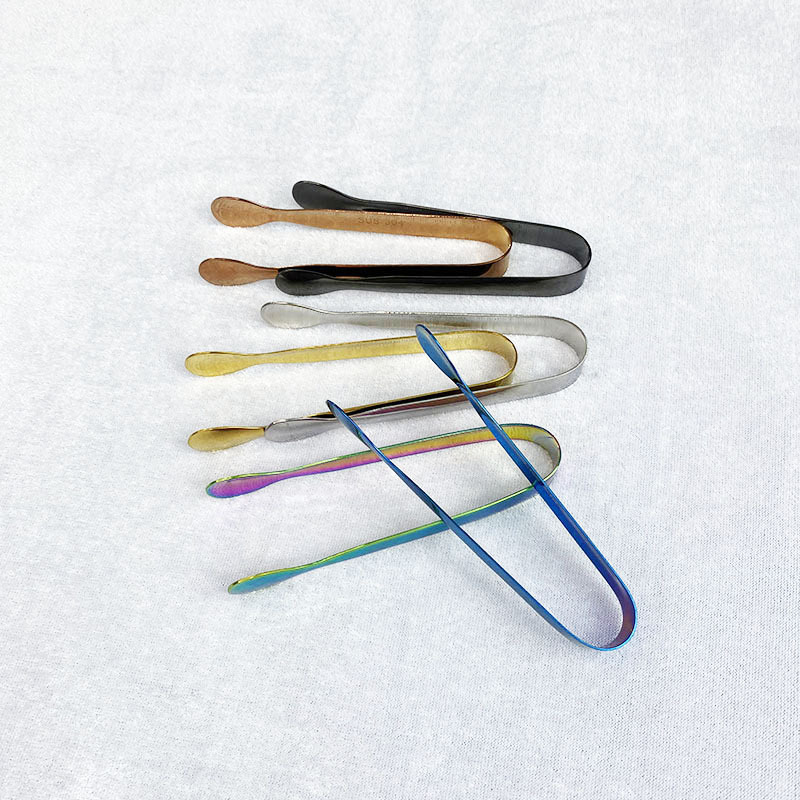 Stainless Steel Mini Incense Tweezer Clips Metal Incense Cones Tongs Oud Charcoal Burner Incense Cones Tong