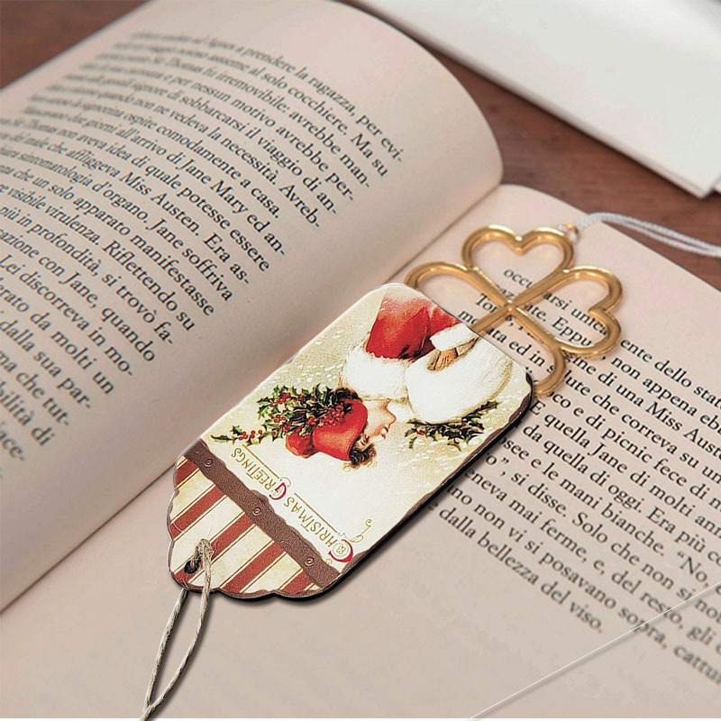 Christmas tree decoration wooden Christmas pendants exquisite Christmas elements stickers bookmarks pendants