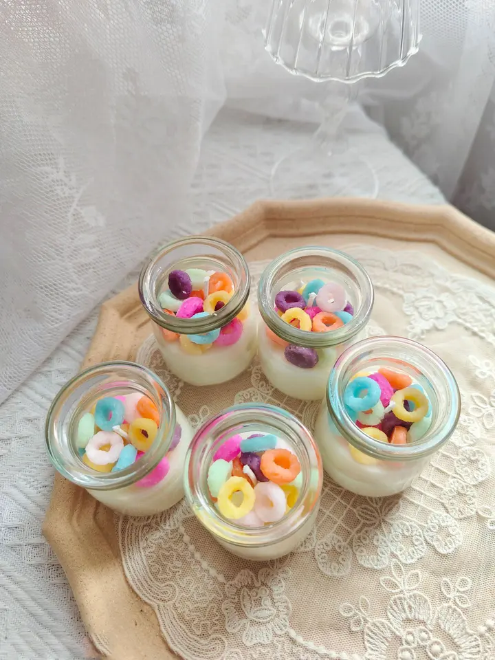 Wholesale Cereal Decoration Candle Jars Glass Scented Candles