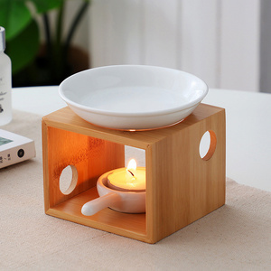 Minimalist Essential Oil Burner  Candle Burner Incense Holder Oil Wax Melt Burner for Meditation