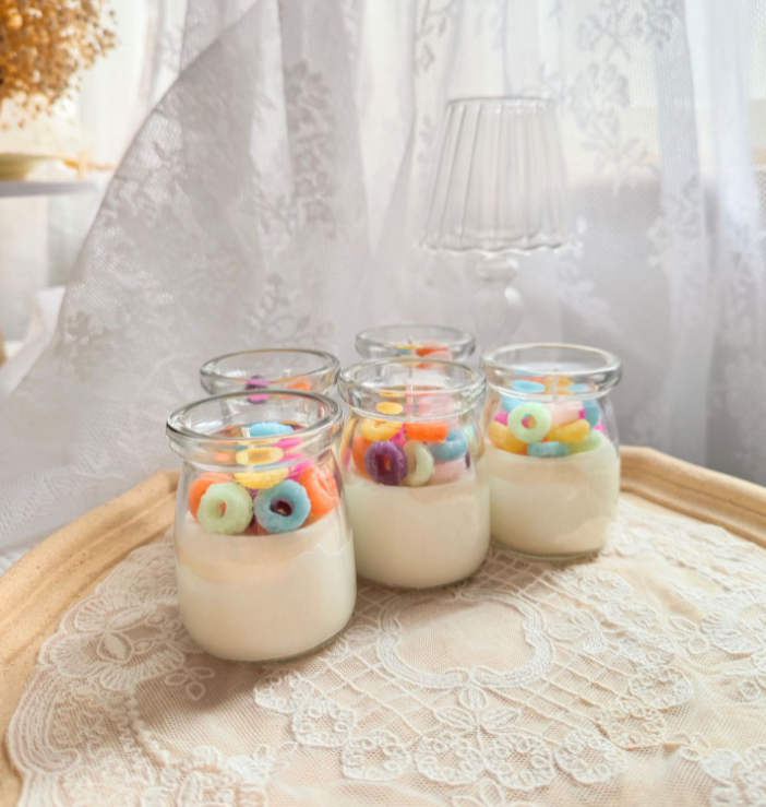 Wholesale Cereal Decoration Candle Jars Glass Scented Candles