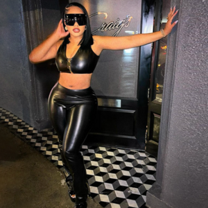 Black PU Leather Outfits Summer Clothes2024 Sleeveless Halter Zipper Top Two Piece Pants Suits Women Sexy Leather Long Pants Set