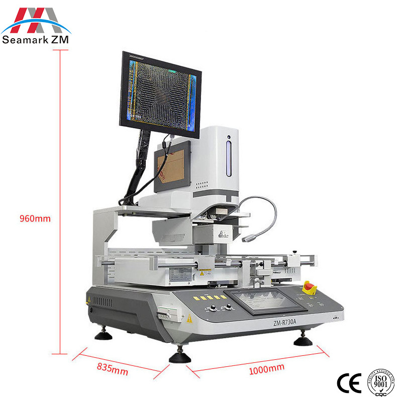 automatic motherboard repair machine ZM-R730A SMD BGA rework station for industrial motherboard soldering repairing