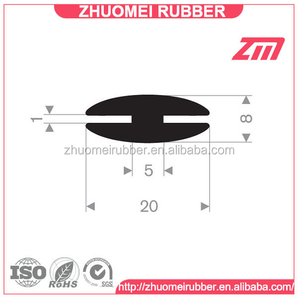 H shape window rubber seals for boat