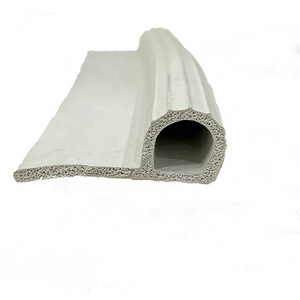 RV Door/Window Channel Seal, Ribbed D/P Seal With Tape