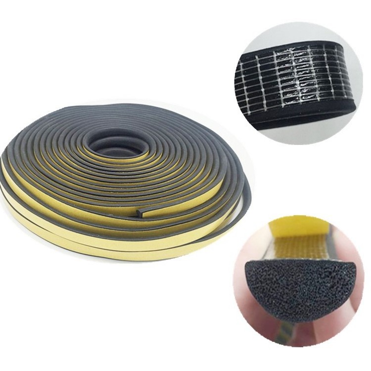 Electric cabinet door sponge seal strip with adhesive backed