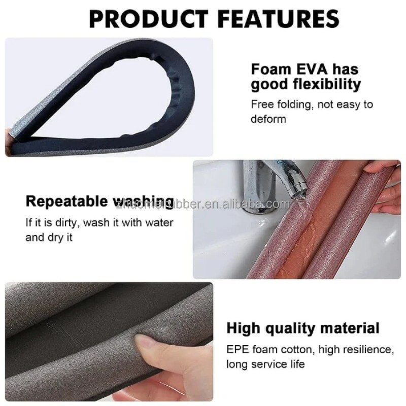 Sound Proof Door Sweeps Noise Reduction Door Seal for Interior Bottom of Doors Under Window